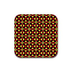 Rby-c-2-1 Rubber Coaster (square)  by ArtworkByPatrick