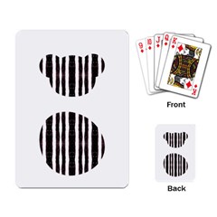 Micho Black White Playing Cards Single Design (rectangle) by Chupavifurbals