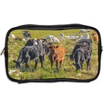 Cows At Countryside, Maldonado Department, Uruguay Toiletries Bag (Two Sides) Back