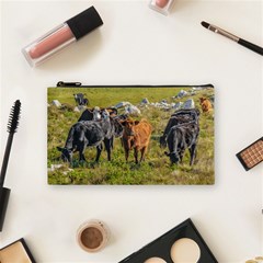 Cows At Countryside, Maldonado Department, Uruguay Cosmetic Bag (small) by dflcprints