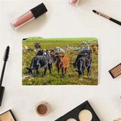 Cows At Countryside, Maldonado Department, Uruguay Cosmetic Bag (xs) by dflcprints