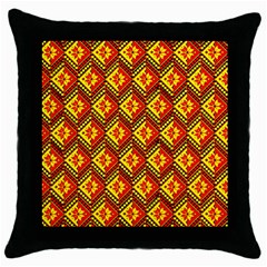 RBY-C-2-2 Throw Pillow Case (Black)