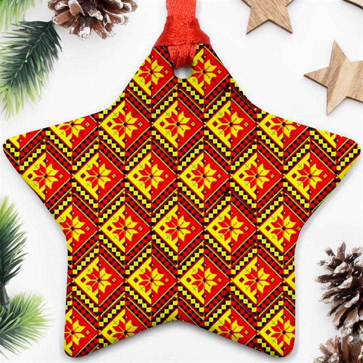 RBY-C-2-2 Star Ornament (Two Sides)