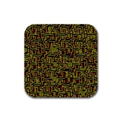 Rby-c-2-5 Rubber Square Coaster (4 Pack)  by ArtworkByPatrick