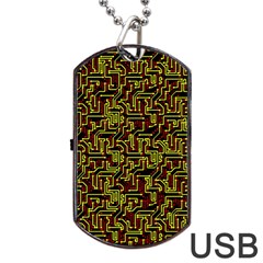 Rby-c-2-5 Dog Tag Usb Flash (one Side) by ArtworkByPatrick