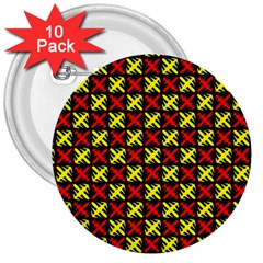 Rby-c-2-6 3  Buttons (10 Pack)  by ArtworkByPatrick