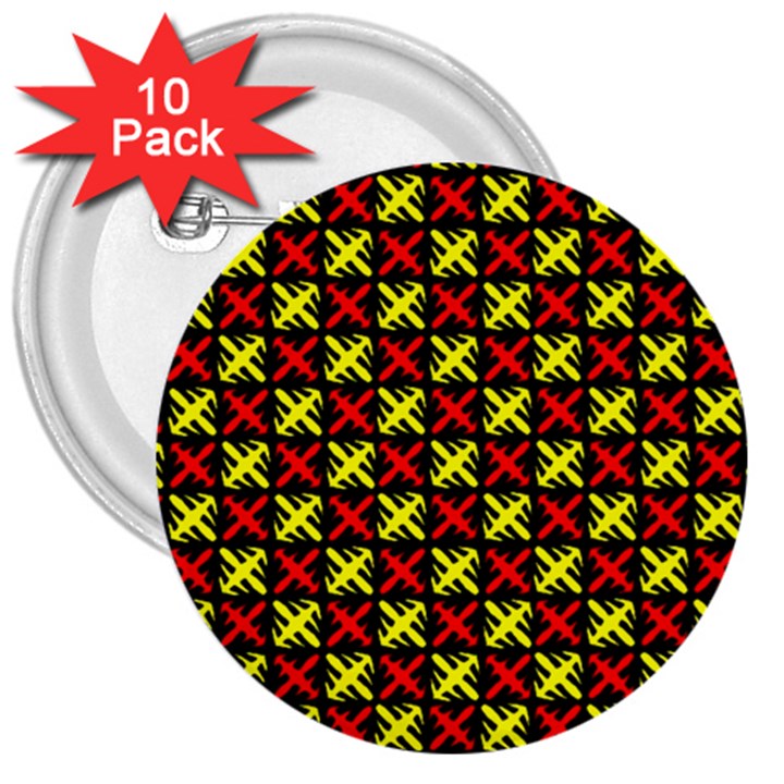 RBY-C-2-6 3  Buttons (10 pack) 