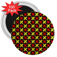 Rby-c-2-6 3  Magnets (100 Pack) by ArtworkByPatrick