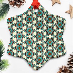 Monticello Snowflake Ornament (two Sides) by deformigo