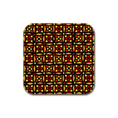 Rby-c-2-7 Rubber Coaster (square)  by ArtworkByPatrick