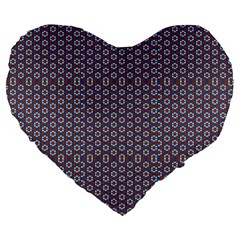 Grappa Large 19  Premium Flano Heart Shape Cushions by deformigo