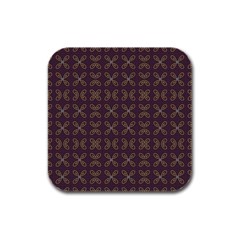 Malfa Rubber Square Coaster (4 Pack)  by deformigo