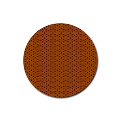 Saravena Rubber Round Coaster (4 Pack)  by deformigo