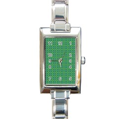 Esmeralda Rectangle Italian Charm Watch by deformigo