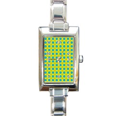 Taroa Rectangle Italian Charm Watch by deformigo