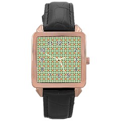 Masella Rose Gold Leather Watch  by deformigo