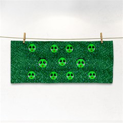 Smiling Happy Ones In The Fauna Hand Towel by pepitasart