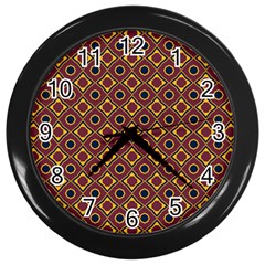 Socotra Wall Clock (black) by deformigo