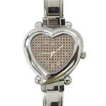 Esperanto Heart Italian Charm Watch Front