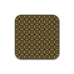 Delford Rubber Square Coaster (4 Pack)  by deformigo