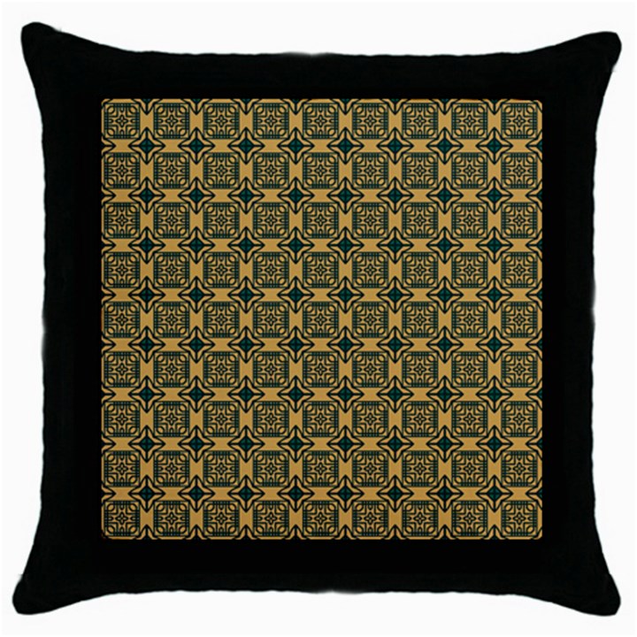 Delford Throw Pillow Case (Black)