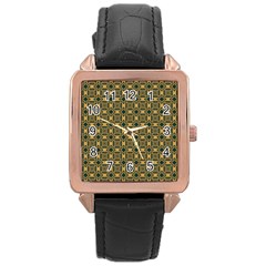 Delford Rose Gold Leather Watch  by deformigo