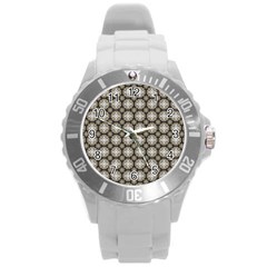 Eliana Round Plastic Sport Watch (l) by deformigo