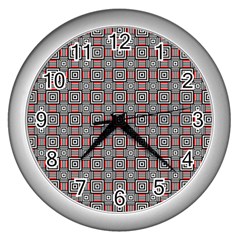 Vincentia Wall Clock (silver) by deformigo