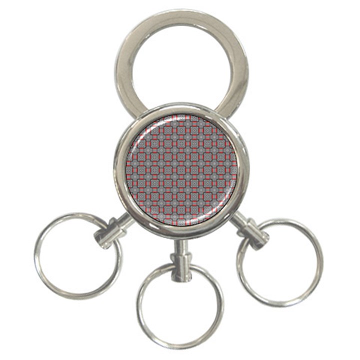 Vincentia 3-Ring Key Chain