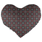 Vincentia Large 19  Premium Heart Shape Cushions Back