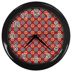 Espadella Wall Clock (black) by deformigo