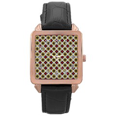 Casperia Rose Gold Leather Watch  by deformigo