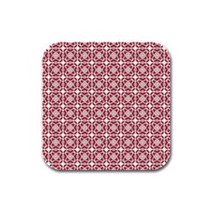 Meniko Rubber Square Coaster (4 Pack)  by deformigo