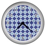 Anegada Wall Clock (Silver) Front