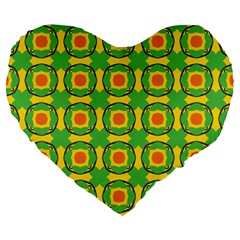 Nadallaa Large 19  Premium Heart Shape Cushions by deformigo