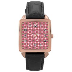 Marsal Rose Gold Leather Watch  by deformigo