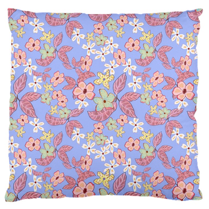 Pretty Flowers In Lilac Garden Standard Flano Cushion Case (Two Sides)