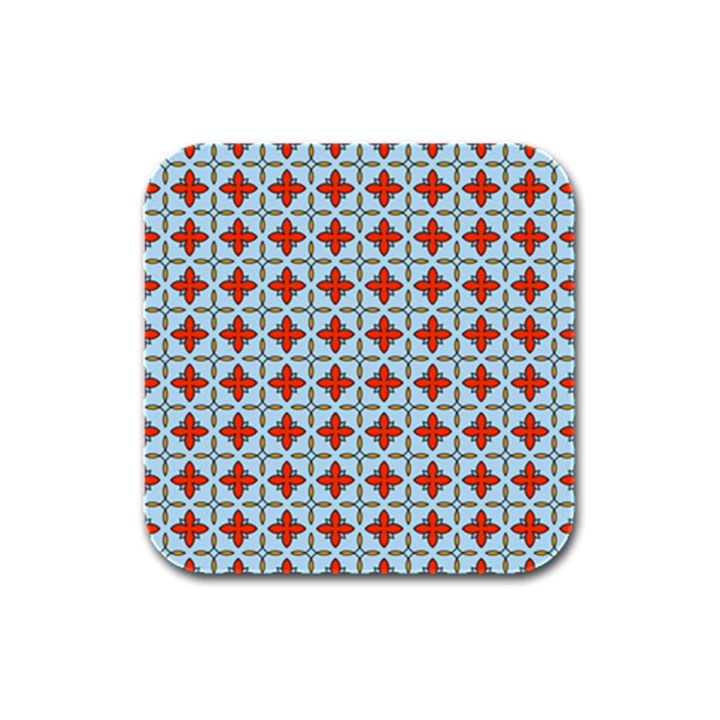 Montalvo Rubber Square Coaster (4 pack) 