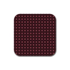 Chocolour Rubber Square Coaster (4 Pack)  by deformigo