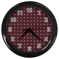 Chocolour Wall Clock (black) by deformigo