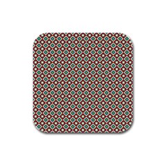 Mermita Rubber Square Coaster (4 Pack)  by deformigo