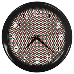 Mermita Wall Clock (black) by deformigo