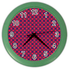 Flowerick Color Wall Clock by deformigo