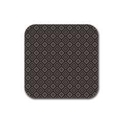 Dorris Rubber Square Coaster (4 Pack)  by deformigo