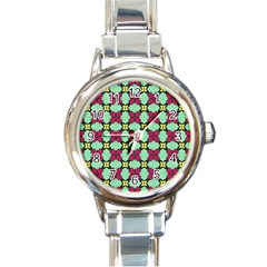 Nuria Round Italian Charm Watch by deformigo