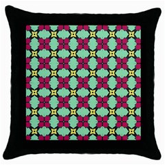 Nuria Throw Pillow Case (black) by deformigo