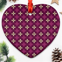 Barbruce Heart Ornament (two Sides) by deformigo