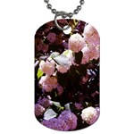 Purple Snowballs Dog Tag (One Side) Front