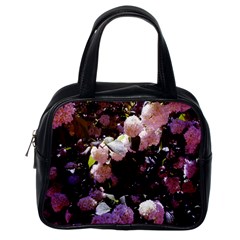 Purple Snowballs Classic Handbag (one Side) by okhismakingart