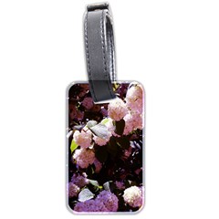 Purple Snowballs Luggage Tag (two Sides) by okhismakingart